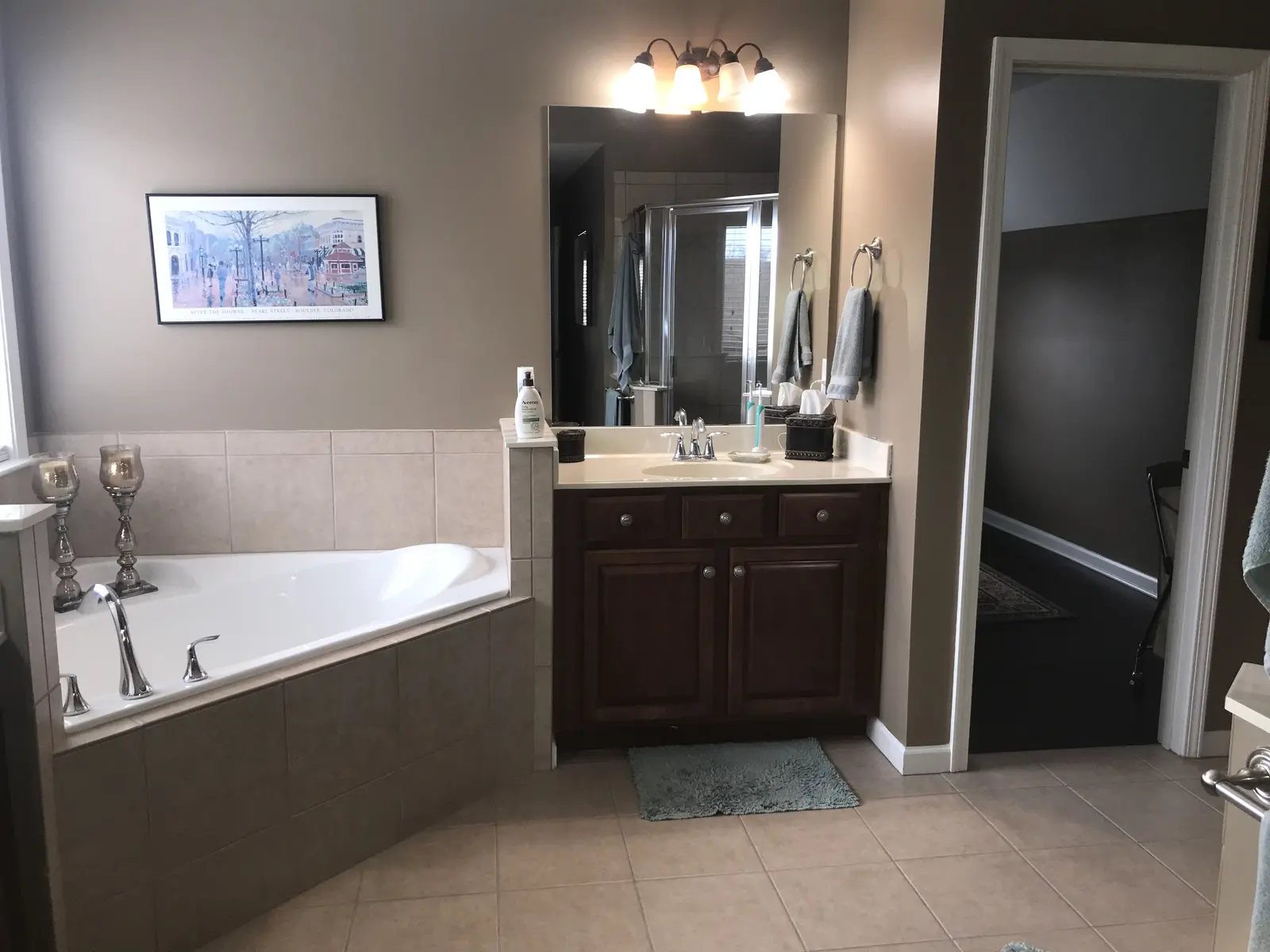 Before photo of Core Bathroom